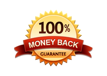 Money Back Guarantee 100% - Burst Badge Orange